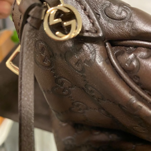 Authentic Gucci brand new microguccissima bree hobo bag in brown - Picture 5 of 16